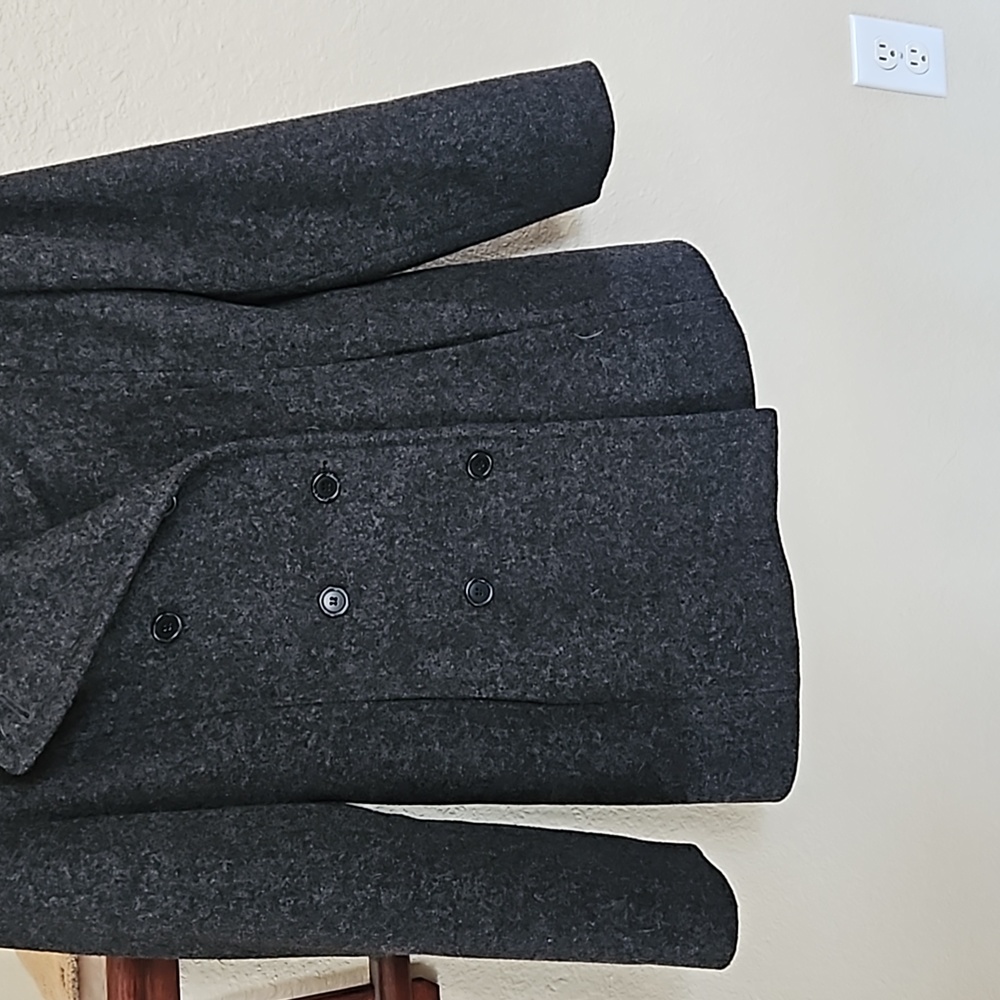 Grey 100% wool jacket